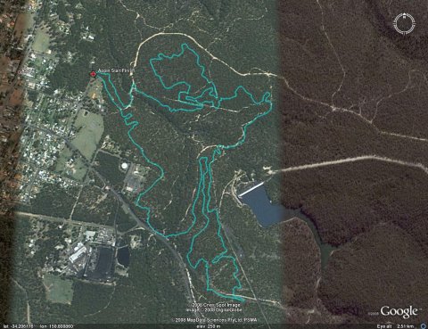 Appin in Google Earth Appin in Google Earth